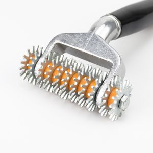 Black Floor Carpet Seam Roller Die Casting And Steel