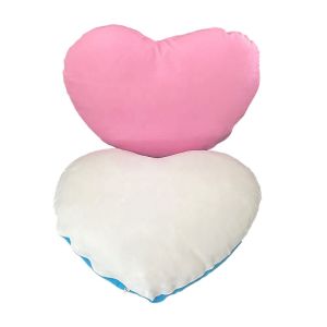 Sublimation Heart Cushion Peach Skin Velvet Throw Sublimation Pillow Cover
