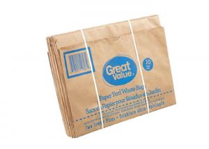 China Private Sanitation Cleaning Kraft Large Brown Paper Bags Degraded Pollution - Free wholesale