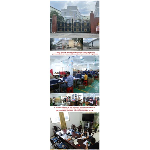 Hanhong Jewelry Box for Custom Logo Green Earrings Bracelet Necklace Ring Packaging