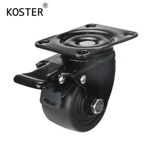Low Gravity 3inch 4inch 500kg Rubber and Nylon Caster Wheel for Heavy Duty Industrial