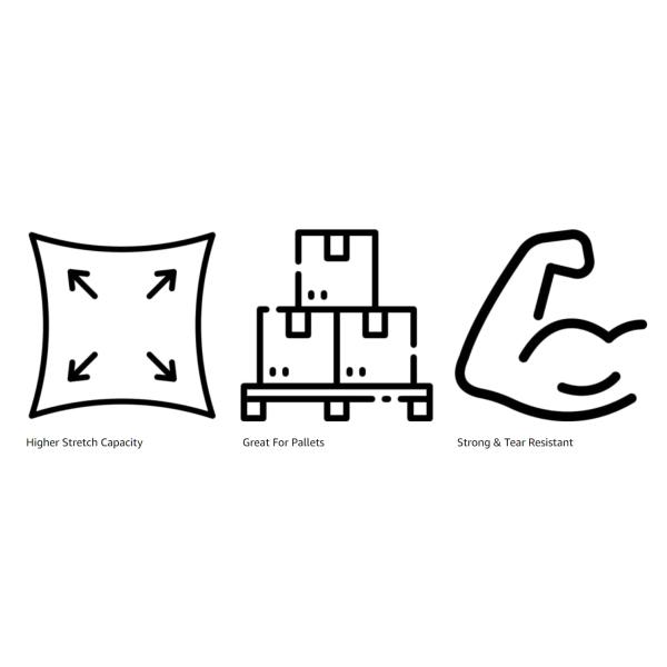 Stretch Film Rolls for Packaging Moving Packing Pallets