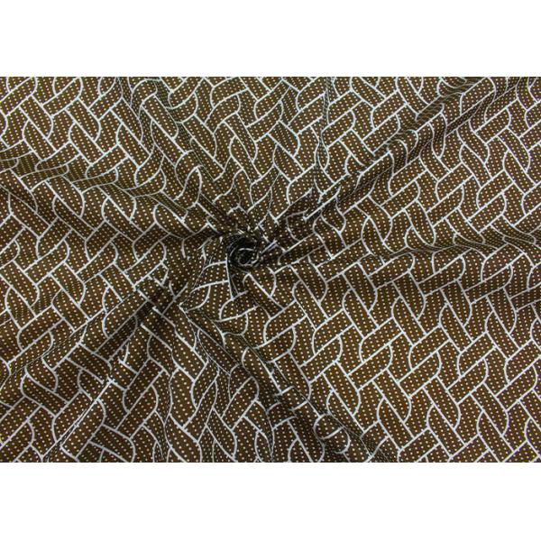 Warp Knitted Mattress Quilting Fabric Polyester Printed Customization