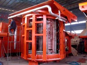 China Steel Melting Induction Furnace , Automatic Metal Furnace 60T / 70T on sale