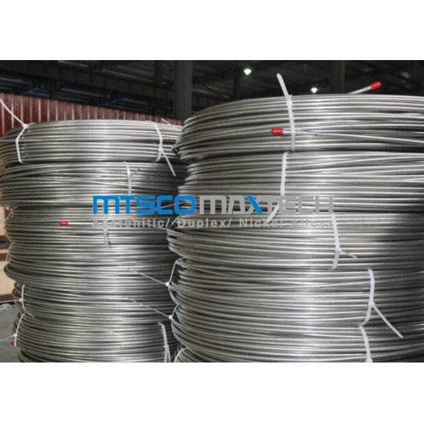 ASTM A269 TP304 Stainless Steel Coiled Tubing Size 6.35mm x 1.65mm x 150m / coil