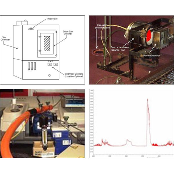 BSS 7239 Large Double-Layer Heat-Resistant Glass Smoke Density Test Chamber