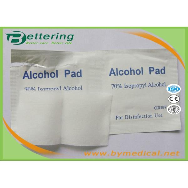 First Aid Medical Sterile Alcohol Prep Pads / Alcohol Prep Swabs Non Woven Material