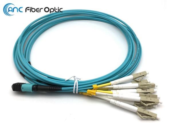 Quality OM3 8F MPO Fiber Optic Cable Assemblies for sale