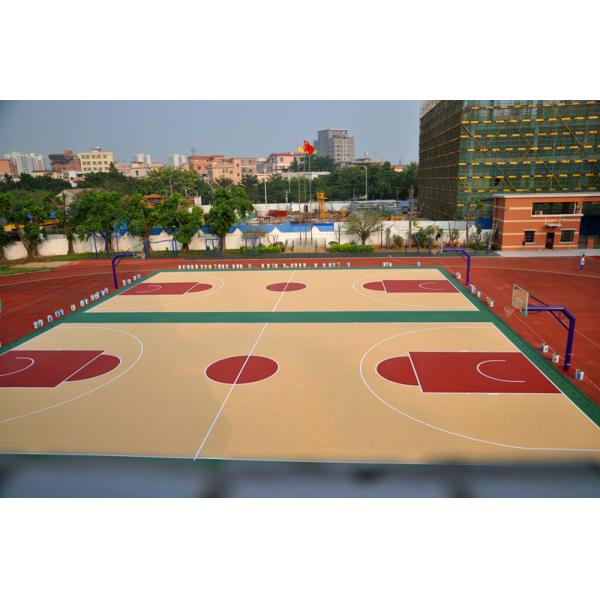 3.5Mpa Indoor Sport Court Flooring Basketball Court Anti Slip Flooring