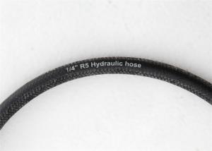 China 1/4 Textile Cover Wired Braided High Pressure Hydraulic Hose SAE 100 R5 on sale