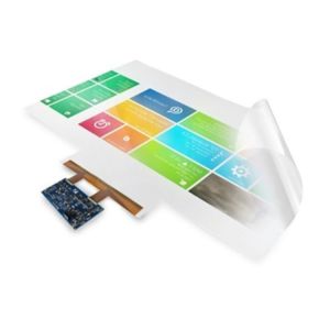 China Frameless Large 88 Inch Curved Touch Screen Foil Low Impedance wholesale