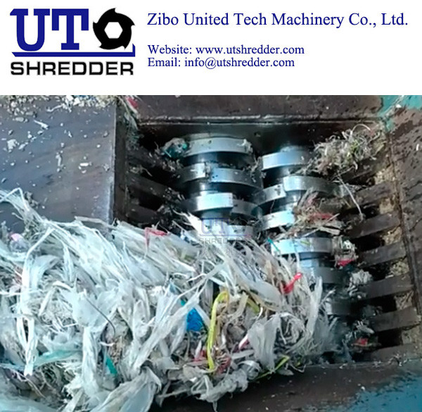 two engines shredder/ plastic shredder/ ragger wire recycling equiments / pulp