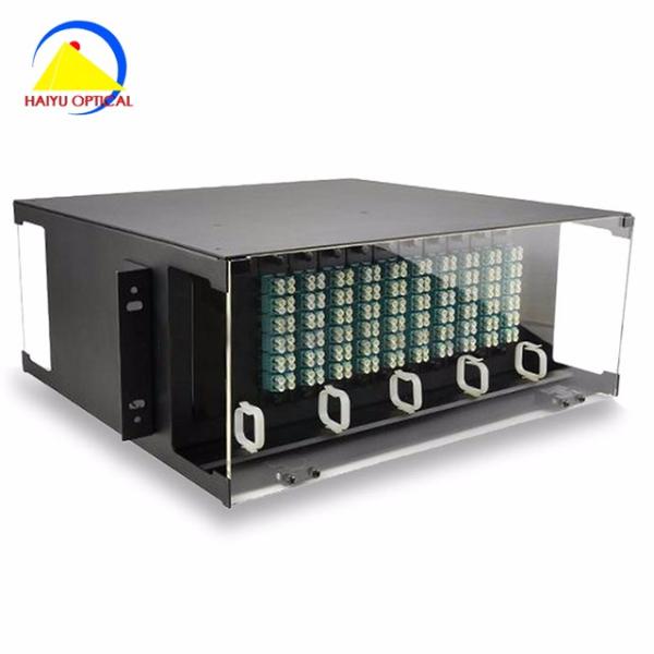 24 Cores OM3 OM4 40G LC to MPO MTP Cassettes for 1U 19Inch MPOs Terminal