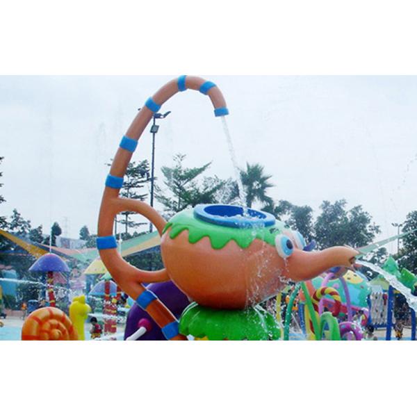 Custom Cartoon Spray Water Park Equipment Used Aqua Play For Kids Aqua Park