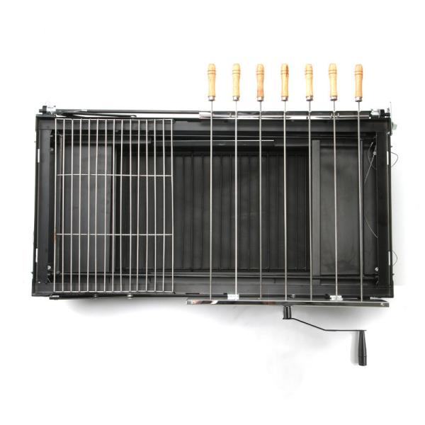 Adjustable Charcoal Bbq Grill V Shape Outdoor Cooking With ODM Service