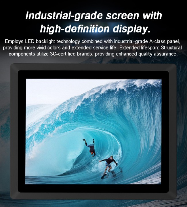 New Design 15.6 Inch LCD Monitor with Backlight and USB Interface 10-Point Capacitive Touch Screen