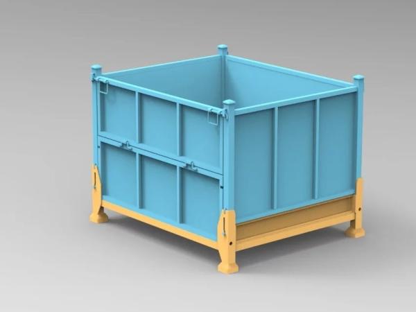 Quality Stackable and Foldable Steel Container Box Pallet for Sale for sale