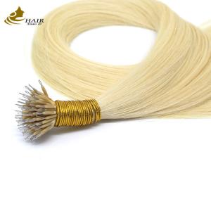 China 18Inch Nano Ring Human Hair Extensions Keratin U Tip Custom wholesale