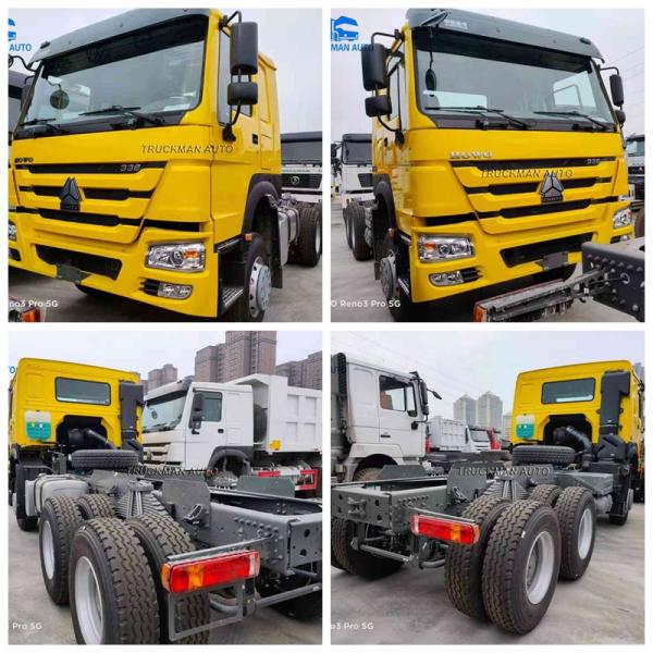 10 Wheel Tire Sinotruk Howo 336 Cargo Truck Chassis For Ethiopia