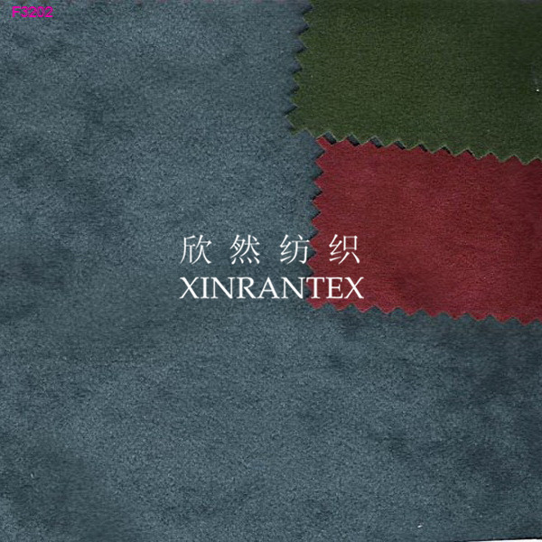 F3202 micro fibre suede fabric 105DX300D