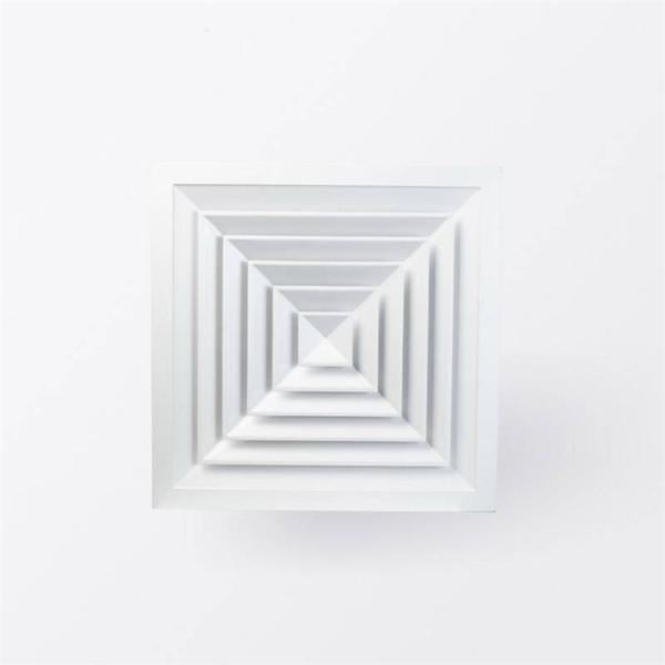 Quality 4 Way Aluminum Air Diffusers 600x600mm Square Directional Ceiling Diffuser for sale