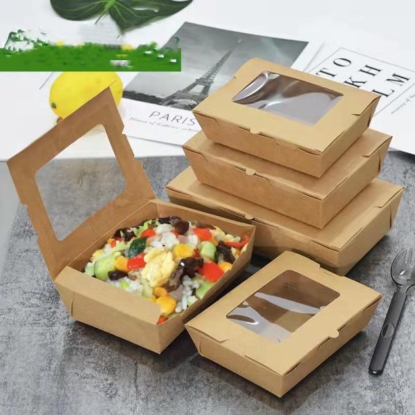 Custom Food Packaging Box With Disposable Paper For Sushi Bento Lunch