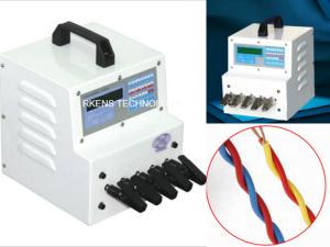 RS-J100W-5 High Efficiency Wire Cutting Stripping Twisting Machine With 5 Clamps