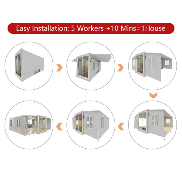 Cross-Border Trade Construction Site Activity Room EPS Sandwich Panel Roof Mobile Hous