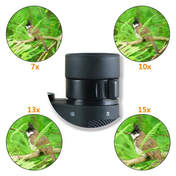15x25mm Compact Zoom Binoculars