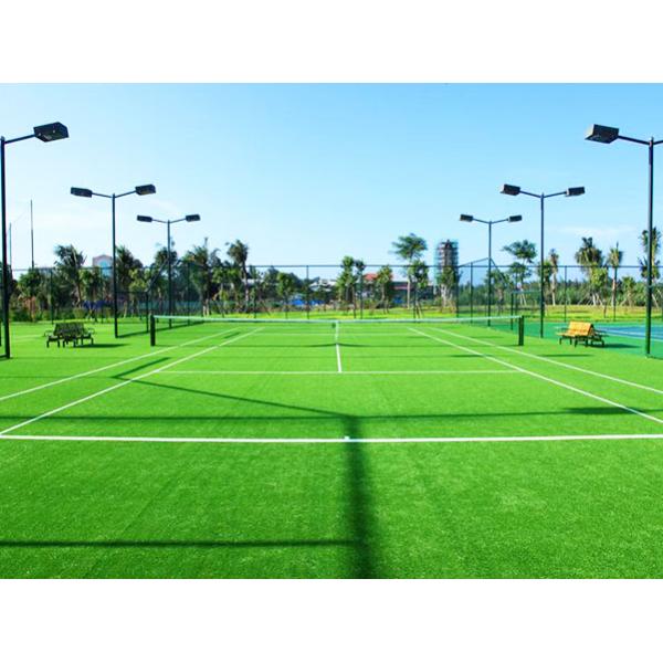 Forever Green Artificial Grass Football Pitch / Football Artificial Turf Long Service