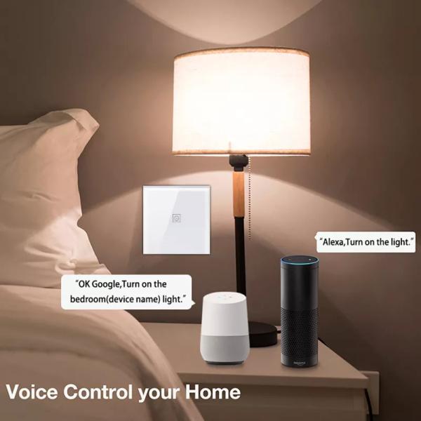 Glomarket EU UK Tuya Smart Switch Remote Voice Touch Control Google Zigbee Light Switch