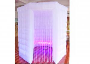 China Customized Inflatable Trade Show Booth , LED lighting Inflatable Photo Studio wholesale