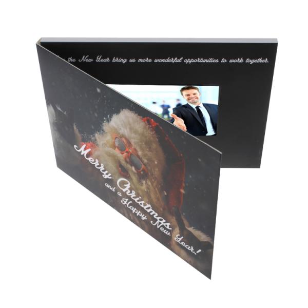Laser Paper Greeting Card With Video Screen 1024*600P Resolution