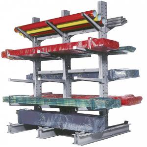 China Warehouse Galvanised Cantilever Racking Cantilever Shelving System For Rebar Storage on sale