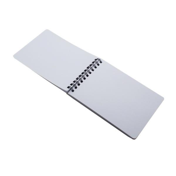 DIY Double-Sided Printed PET Plastic Vertical Blank Sublimation Coil Notebook A6 Personalized Spiral Notebooks