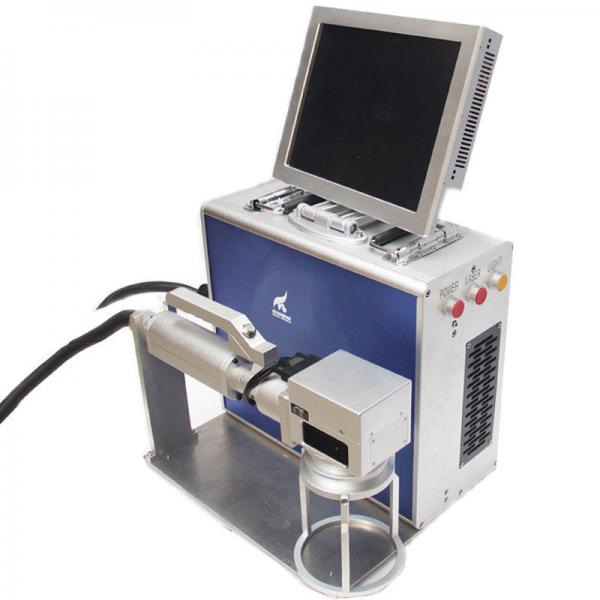 Quality 30 W Jpt Laser Source Pipe Tube Marking Machine For Serial Number Photo for sale