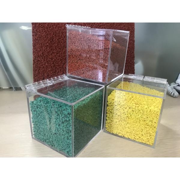 Dust Free Flame Resistance Red Ecolastic EPDM Granules