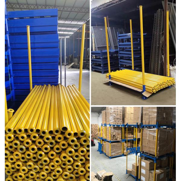Round Post Pallet Stacking Rack