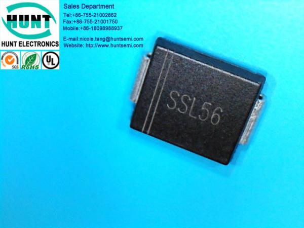 Quality Good Quality Low VF Schottky Diode SSL56C SMC 5A 60V For Use in Low Voltage, High Frequency Inverters for sale