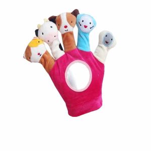 China 20cm Short Plush Parent Child Interactive Glove Toy wholesale