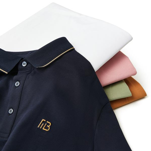 Quick Dry Men'S Polo Shirts Breathable Moisture Wicking Anti Pilling