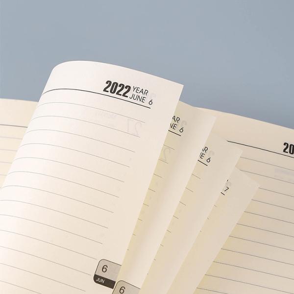 Efficiently Manage Your Time with 2022 A5 Time Management Kraft Notebook Customizable