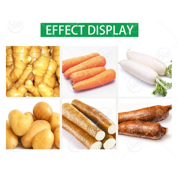 Automatic Food Processing Machines 304 SUS Potatoes Peeling Machine