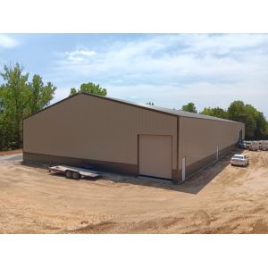 Buy cheap Rockwool Insulation Metal Warehouse Building Steel Structure With Round Bar from wholesalers