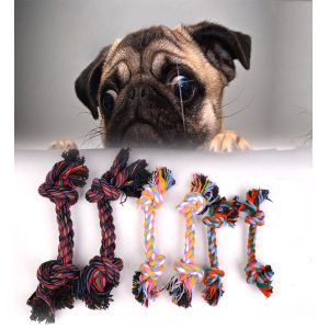China Bite Resistant 30cm Cotton Dog Rope Toys wholesale