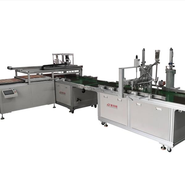 China 2x2 Panel Light Gluing Line 220V - 380V Glue Dispensing Systems wholesale