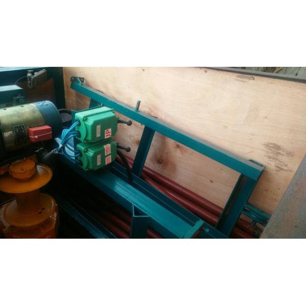 Portable water drilling rig can drill 100m, 2.5kw drilling motor, blue used for home drinking water hole