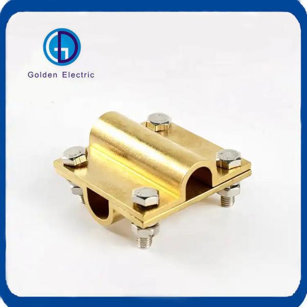Pure Copper Cable Wire C Type Clamps Earthing Cable Jointing Electric Copper Earth C Clamp