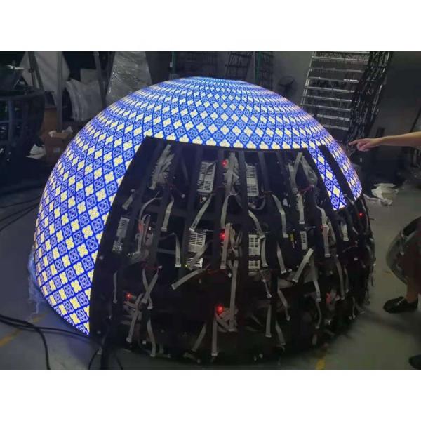 Quality Waterproof Sphere LED Screen with Backside Service Video/Text/Image Display and IP43 for sale