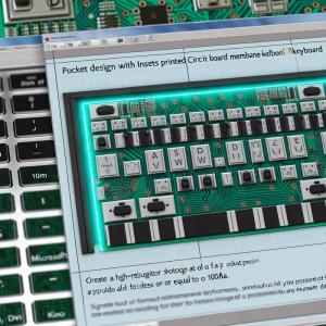 China PCB Membrane Switch with Pocket Design and Inserts ≤100mA wholesale
